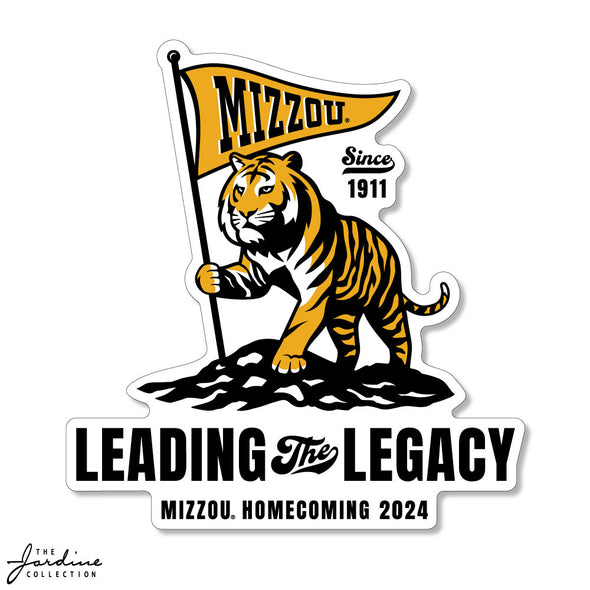 Mizzou Tigers 2024 Official Homecoming Leading the Legacy Decal