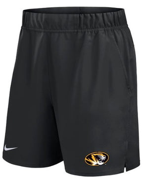 Mizzou Tigers Nike® 2025 Victory Inline Oval Tiger Head Black Shorts