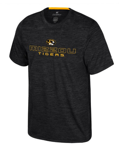 Mizzou Tigers Colosseum Theoretical Oval Tiger Head Black Mizzou T-Shirt