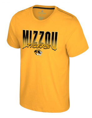 Mizzou Tigers Colosseum Manhattan Project Oval Tiger Head Gold T-Shirt