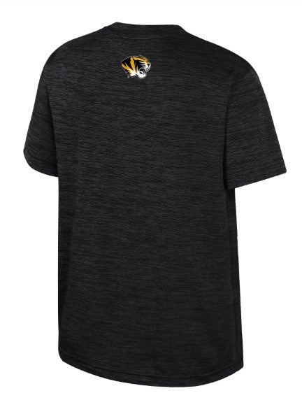 Mizzou Tigers Colosseum Youth Cumulus Oval Tiger Head Black T-Shirt