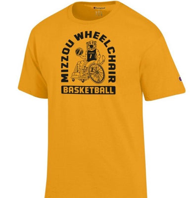 Mizzou Tigers Champion® Wheelchair Basketball Truman Gold T-Shirt