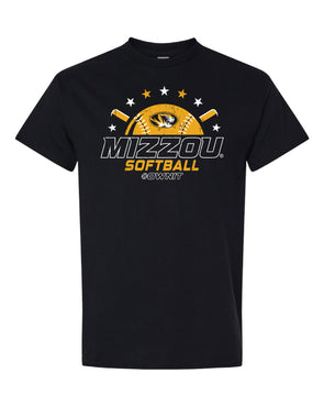 Mizzou Tigers 2025 Softball #OWNIT Stars Black T-Shirt