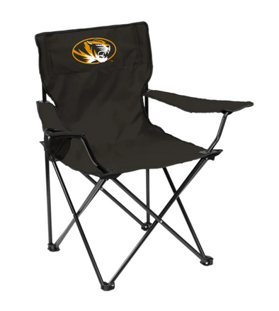 Mizzou Tigers Oval Tiger Head Quad Bagged Tailgate Chair