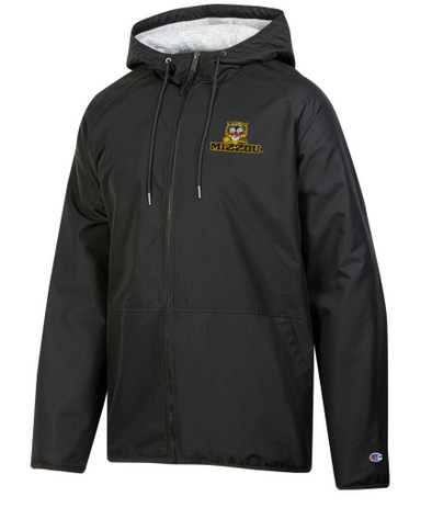 Mizzou Pouncing Tiger Champion® Full Zip Black Jacket