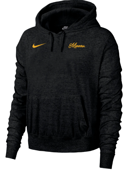 Mizzou Tigers Nike® 2023 Women's Script Mizzou Gym Black Hoodie – Tiger ...