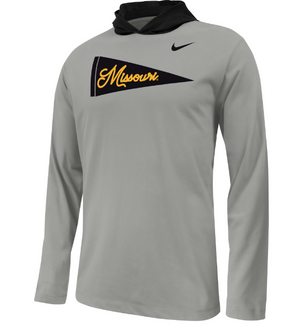 Missouri Tigers Nike Therma-FIT Long Sleeve Shirt Men's Black New