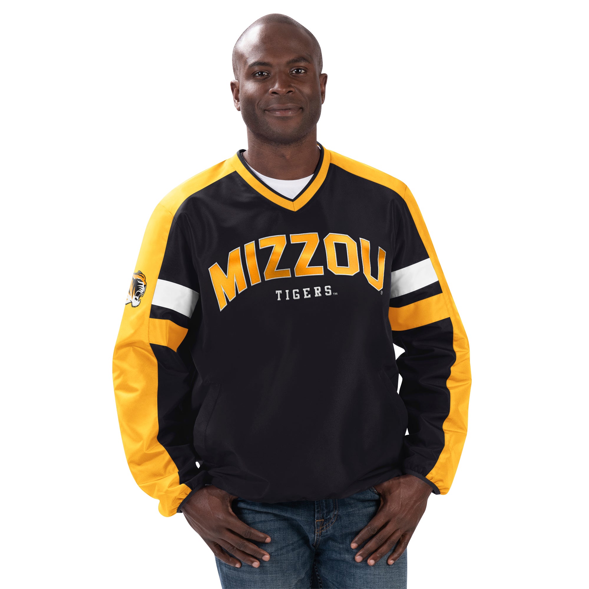 Mizzou Tigers Black/Gold Toddler Varsity Jacket