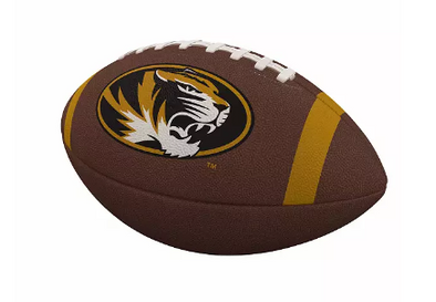 Mizzou Tigers Oval Tiger Head Stripe Football