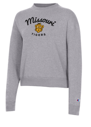 Mizzou Tigers Monogram Grey Vintage T-Shirt | Charlie Hustle 02 / S