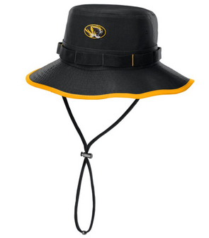 Mizzou Tigers Nike® 2024 Sideline Black Oval Tiger Head Boonie Hat