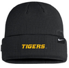 Mizzou Tigers Nike® 2024 Terra Waffle Cuff Oval Tiger Head Black Knit Beanie