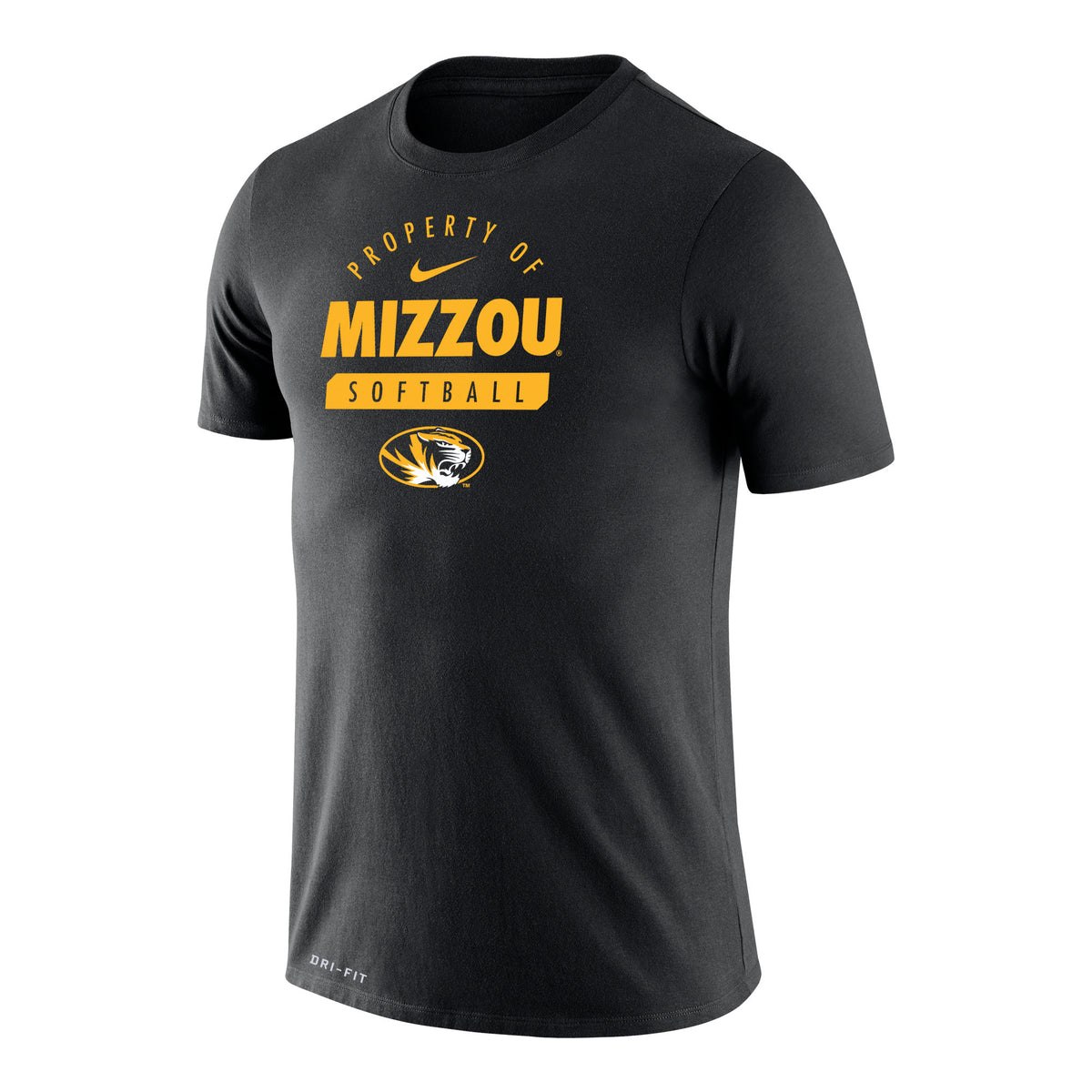 Mizzou Tigers Nike® 2024 Dri-Fit Property of Mizzou Softball Oval Tige ...