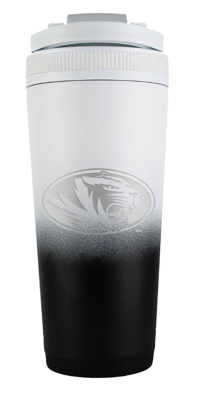 Mizzou Tigers Oval Tiger Head Stainless Steel Ice Shaker Tumbler