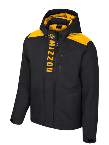 Mizzou Tigers Colosseum The One Full Zip Tiger Head Black/Gold Jacket