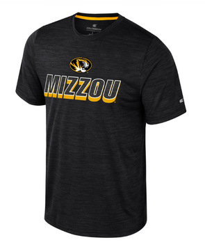 Mizzou Tigers Colosseum Tiger Head Dozer Black T-Shirt