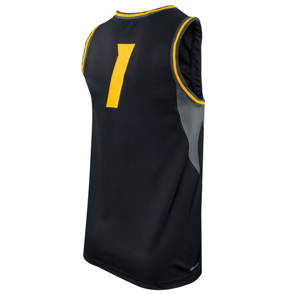 Mizzou Tigers Nike® 2024 Official Replica #1 Black Basketball Jersey