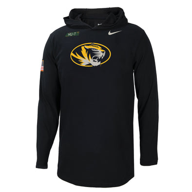 Mizzou Tigers Nike® 2024 Military Appreciation Long Sleeve Hooded T-Shirt