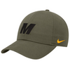 Mizzou Tigers Nike® 2024 Military Appreciation Adjustable Club Bold Font M Flag Green Hat