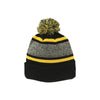 Mizzou Tigers Youth Shift Vault Beanie Logo Black Stripe with Pom Beanie