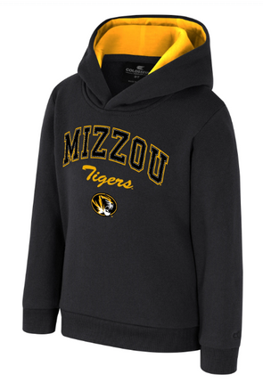 Mizzou Tigers Colosseum Toddler Centauri Missouri Black Hoodie