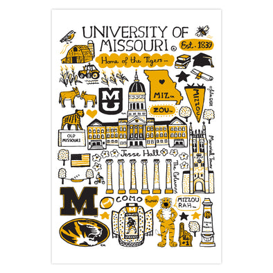 Mizzou Tigers Julia Gash University of Missouri Poster