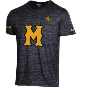 Mizzou Tigers 2024 Champion® TAM Student Designed Vault Scalloped M Triblend Black T-Shirt