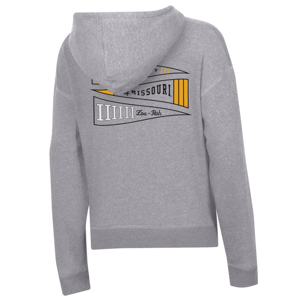 Mizzou Tigers 2024 Champion® TAM Student Designed Women's Vault Scalloped M Grey Hoodie