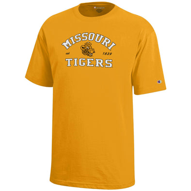 Mizzou Tigers 2024 Champion® TAM Student Designed Youth Vault Tiger Gold T-Shirt