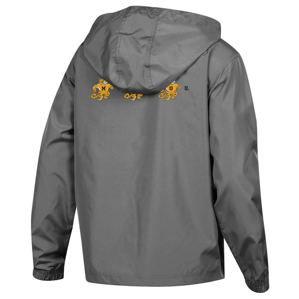 Mizzou Tigers 2024 Champion® TAM Student Designed 1/4 Zip Vault M Youth Grey Packable Jacket