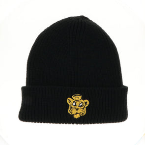 Mizzou Tigers Knit Ribbed Vault Beanie Tiger Black Beanie with Cuff