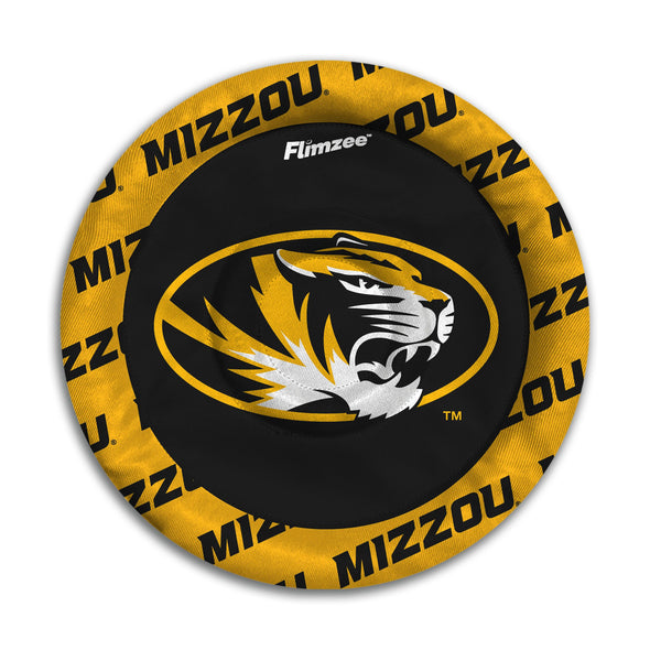 Mizzou Tigers Oval Tiger Head Flimzee Soft Floatable Frisbee