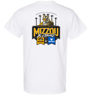 Mizzou Tigers 2024 MU vs Buffalo Official Game Day White T-Shirt