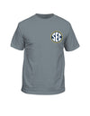 Mizzou Tigers SEC More Pennants Grey T-Shirt