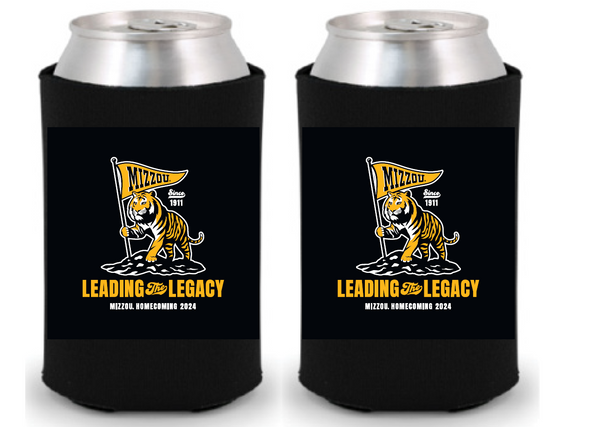 Mizzou Tigers 2024 Official Homecoming Leading the Legacy Black Can Holder