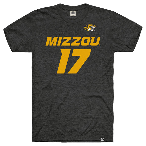 Mizzou Tigers Soccer Replica Player NIL #17 Grace Pettet Black T-Shirt Jersey