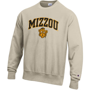 Mizzou Tigers Vault Logo Beanie Tiger Off White Sweatshirt