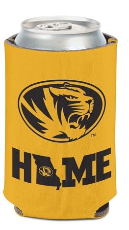 The Mizzou Store - Missouri Tigers Oval Tiger Head Dual Tone Bottle Koozie