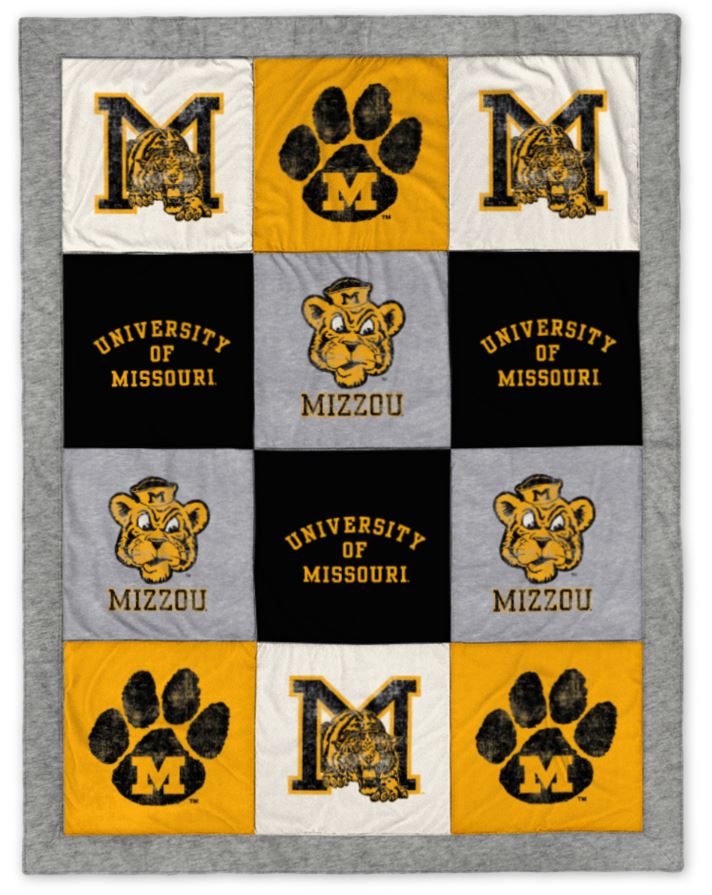 The Mizzou Store - Black & Yellow Tigers Tailgate Table Endzone