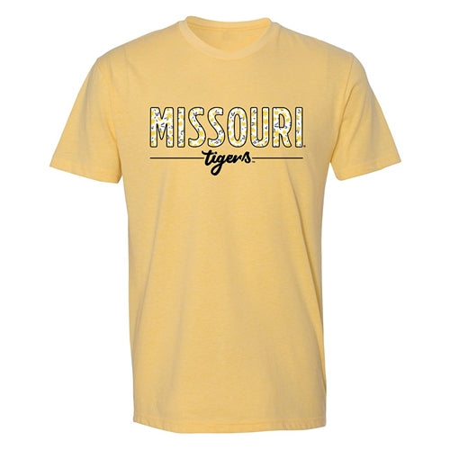 Mizzou Tigers Floral Tigers Yellow T-Shirt – Tiger Team Store