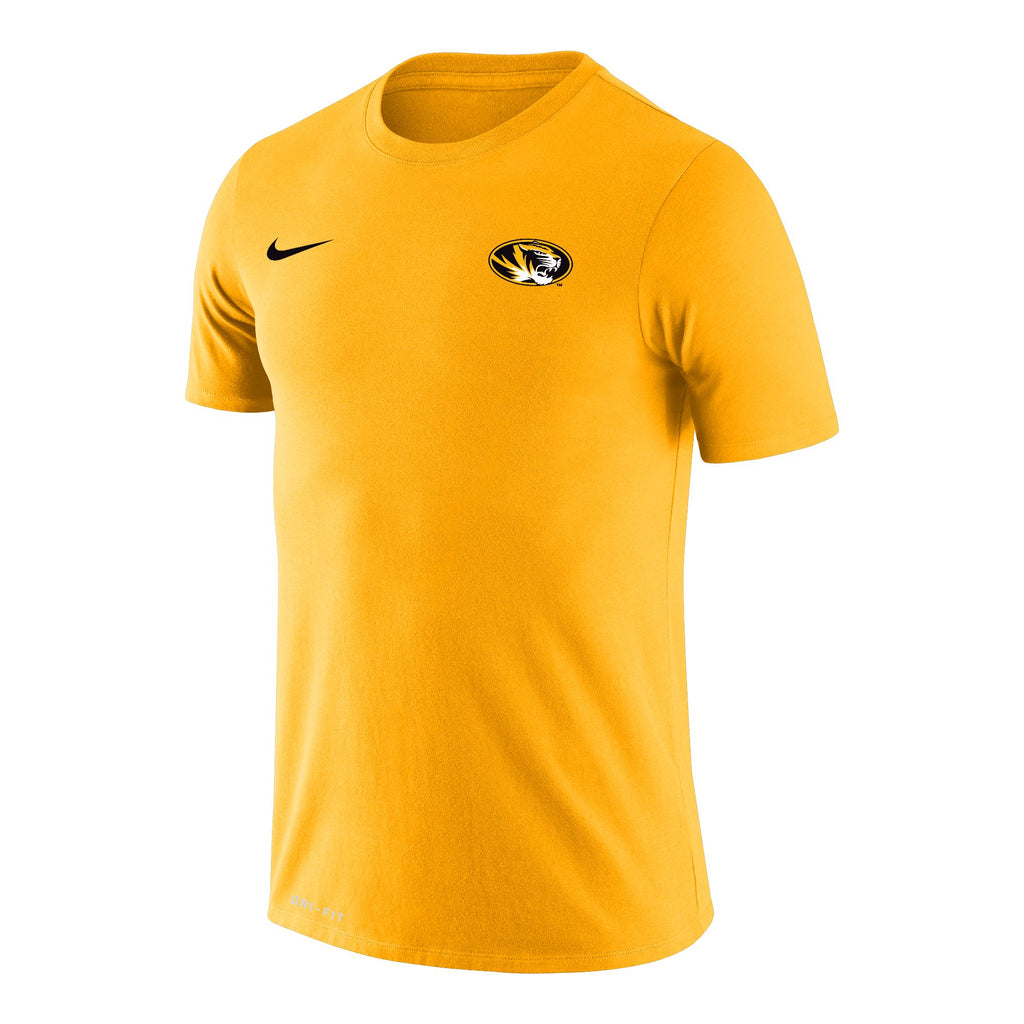 Nike Missouri Tigers Gold Legend Wordmark Short Sleeve T Shirt