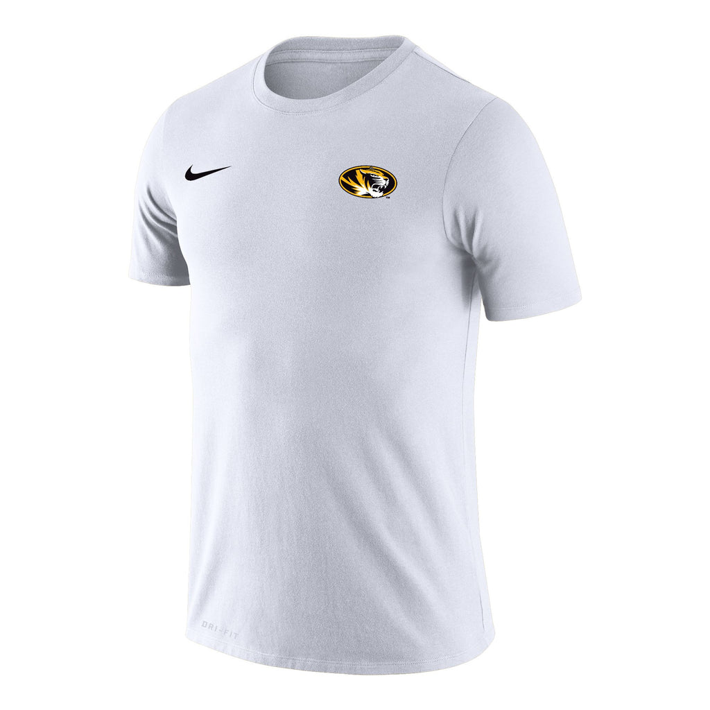 Mizzou Tigers Nike® 2023 Dri-Fit Oval Tiger Head Gold T-Shirt 