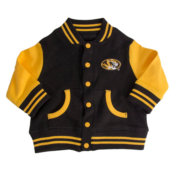 University of Missouri Leather Varsity Jacket - Maker of Jacket